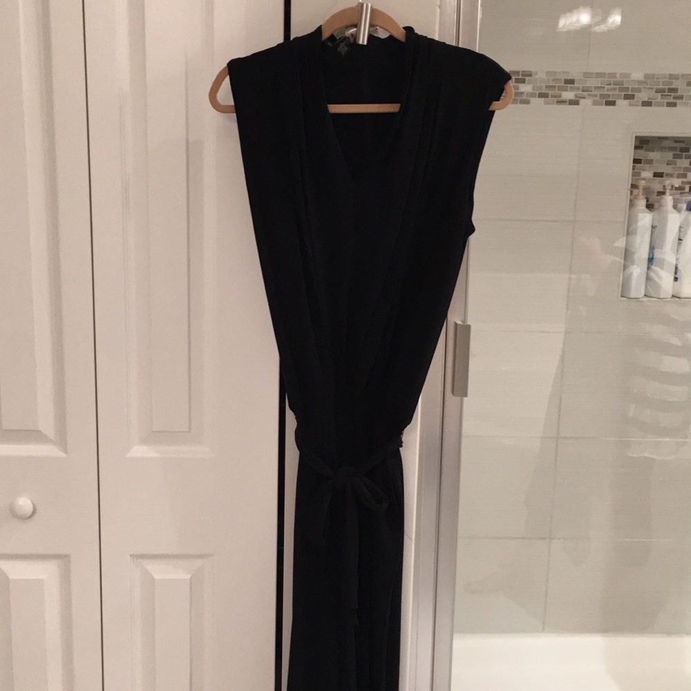 INC black jumpsuit with belt